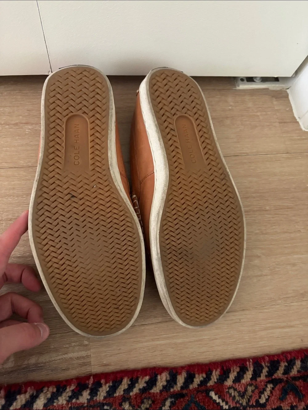 Cole Haan Men's Leather Penny Loafers - Brown - Picture 4 of 5